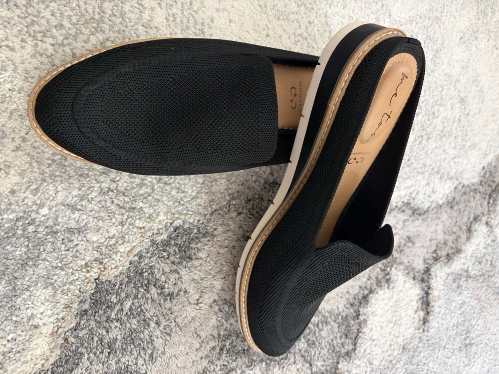 Me Too Mesh Mule In Black